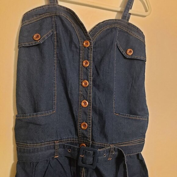 Santory Jean Romper Size S NWT - Picture 3 of 10